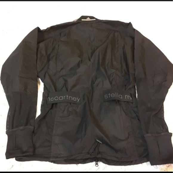 Adidas by Stella McCartney Black Run Belt Jacket - Picture 5 of 8